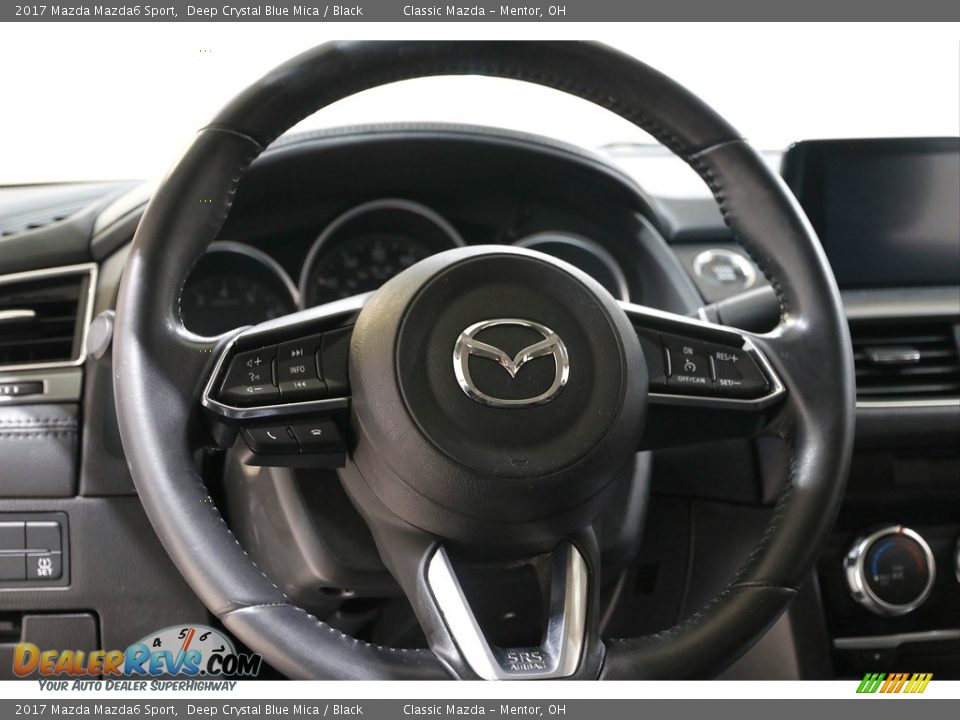 2017 Mazda Mazda6 Sport Deep Crystal Blue Mica / Black Photo #7