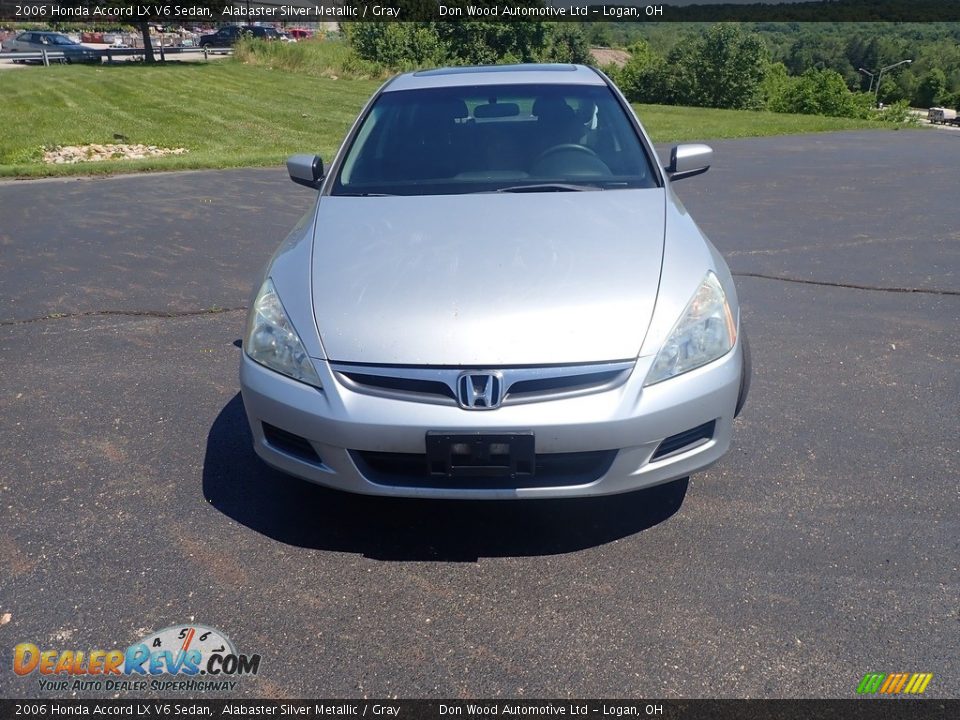2006 Honda Accord LX V6 Sedan Alabaster Silver Metallic / Gray Photo #4