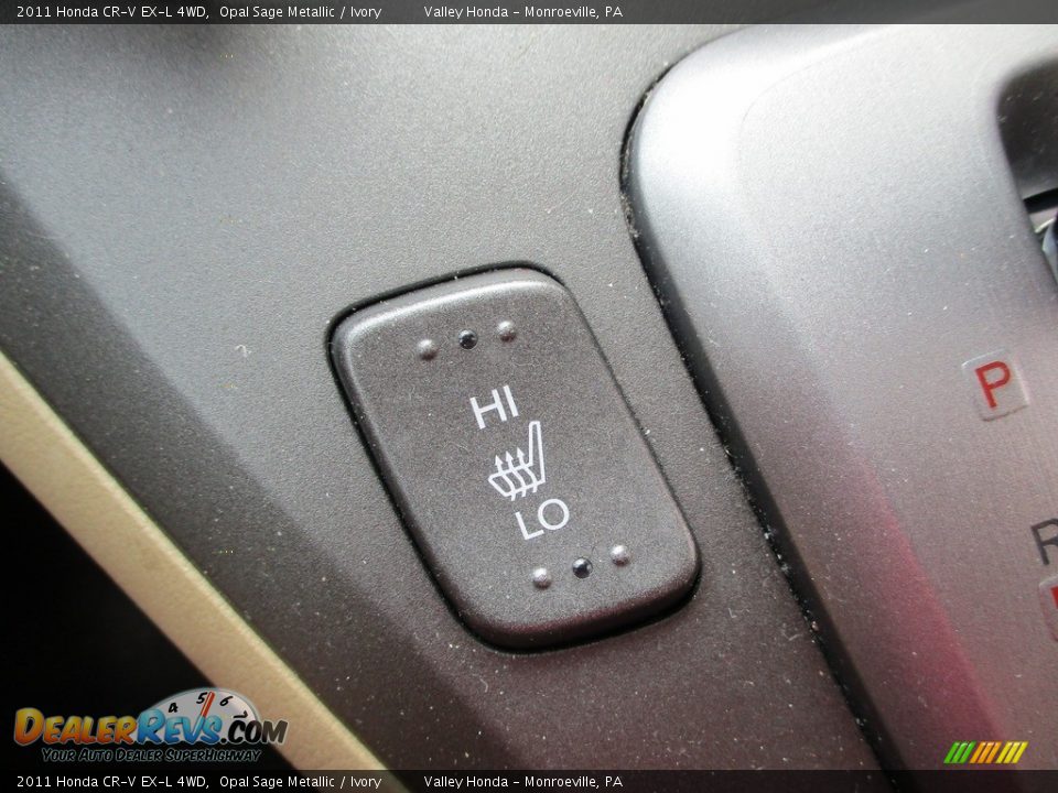 2011 Honda CR-V EX-L 4WD Opal Sage Metallic / Ivory Photo #16