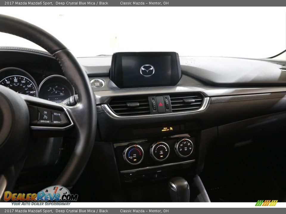 2017 Mazda Mazda6 Sport Deep Crystal Blue Mica / Black Photo #9
