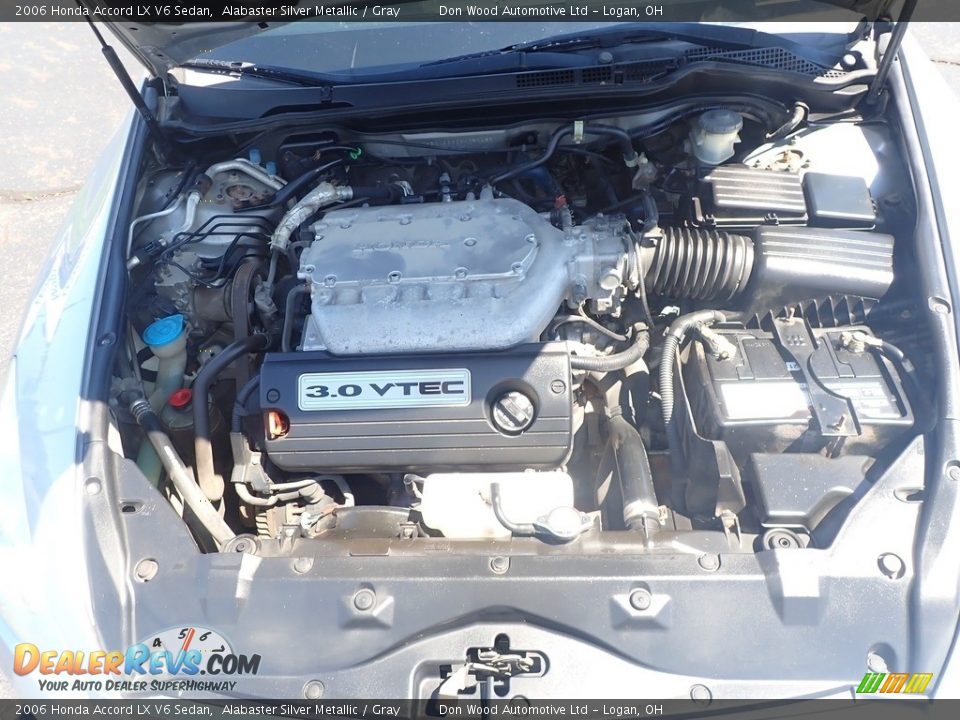 2006 Honda Accord LX V6 Sedan Alabaster Silver Metallic / Gray Photo #5