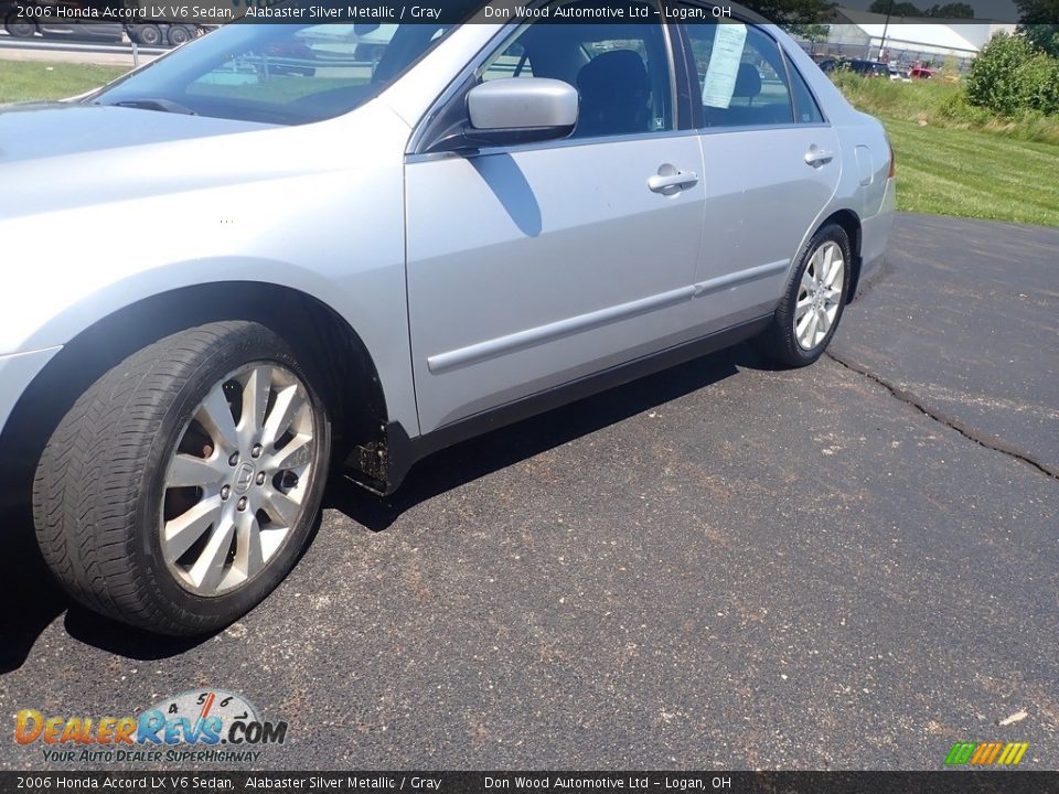 2006 Honda Accord LX V6 Sedan Alabaster Silver Metallic / Gray Photo #7
