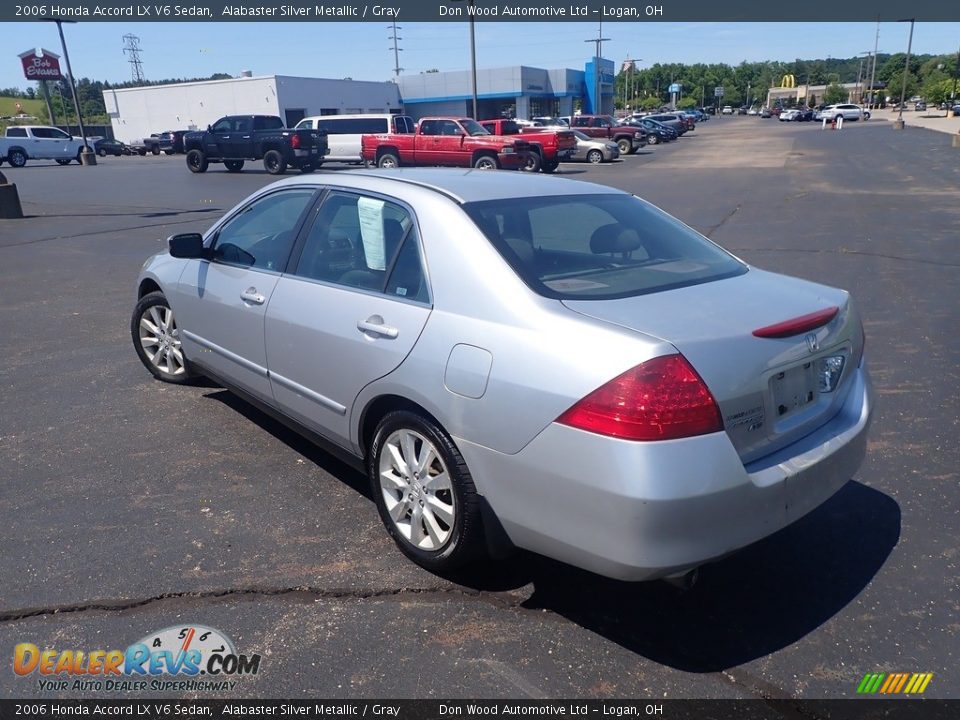 2006 Honda Accord LX V6 Sedan Alabaster Silver Metallic / Gray Photo #8