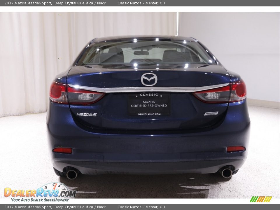 2017 Mazda Mazda6 Sport Deep Crystal Blue Mica / Black Photo #15