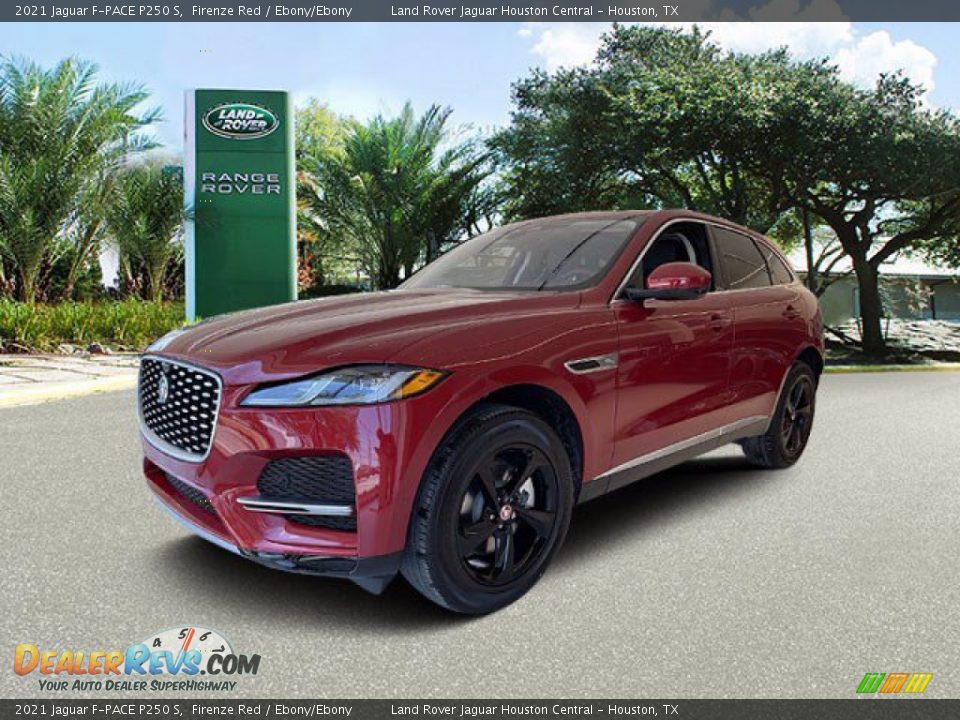 2021 Jaguar F-PACE P250 S Firenze Red / Ebony/Ebony Photo #1