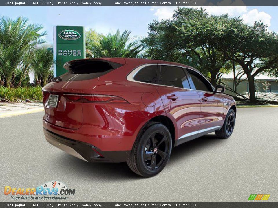 2021 Jaguar F-PACE P250 S Firenze Red / Ebony/Ebony Photo #2