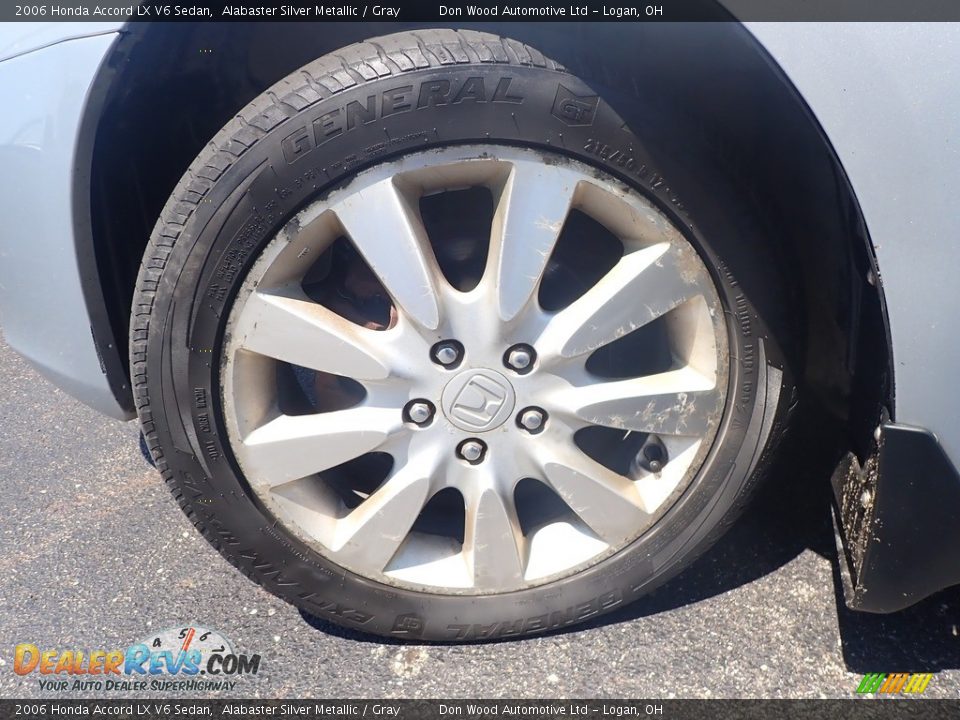 2006 Honda Accord LX V6 Sedan Alabaster Silver Metallic / Gray Photo #15