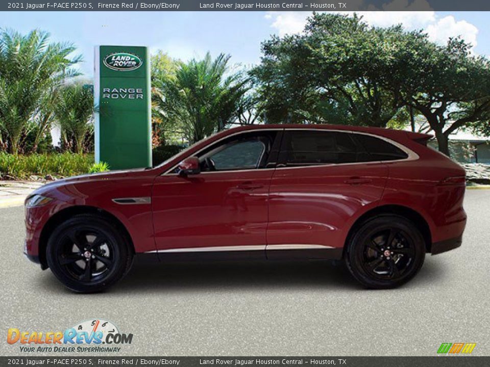 2021 Jaguar F-PACE P250 S Firenze Red / Ebony/Ebony Photo #6