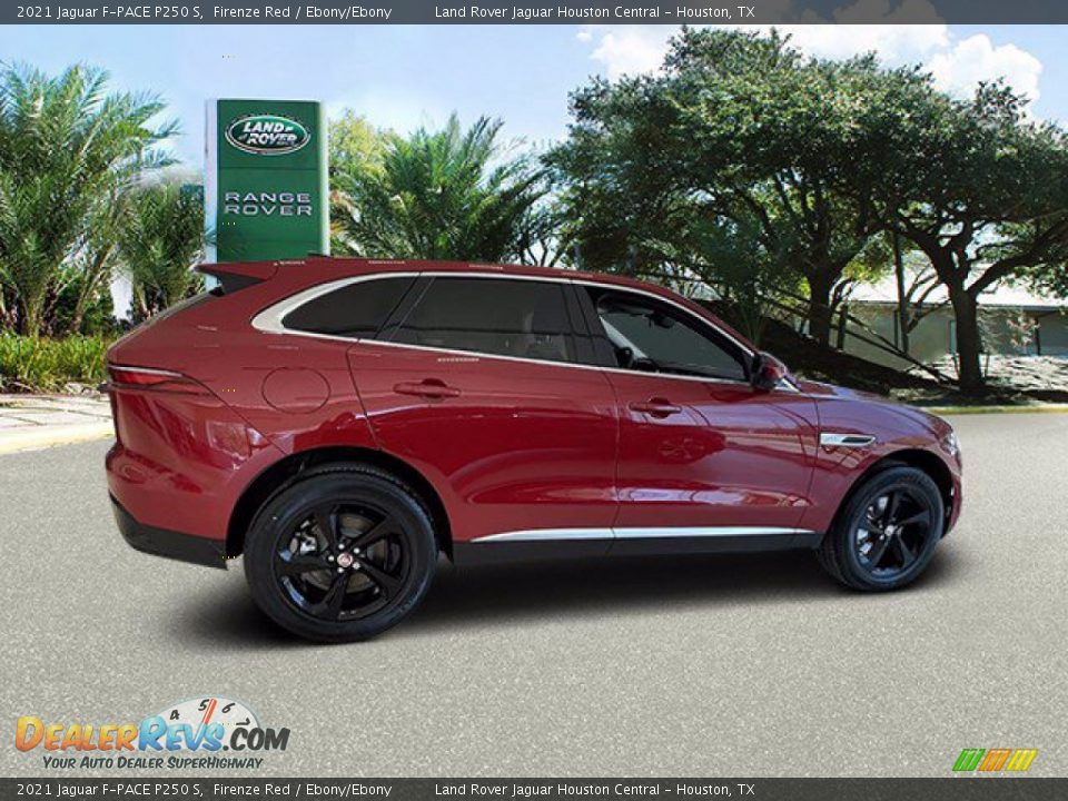 2021 Jaguar F-PACE P250 S Firenze Red / Ebony/Ebony Photo #11