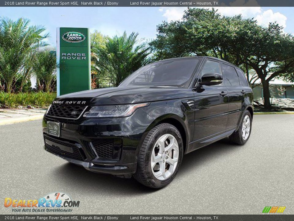 2018 Land Rover Range Rover Sport HSE Narvik Black / Ebony Photo #1