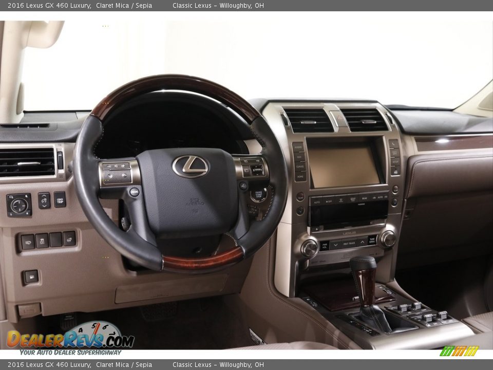 Dashboard of 2016 Lexus GX 460 Luxury Photo #6