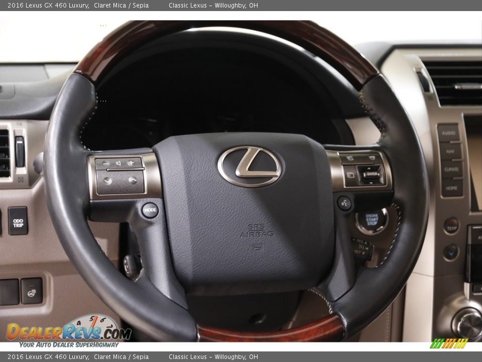 2016 Lexus GX 460 Luxury Steering Wheel Photo #7