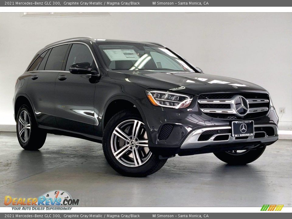 2021 Mercedes-Benz GLC 300 Graphite Gray Metallic / Magma Gray/Black Photo #12