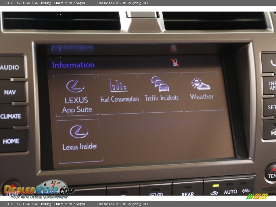 Controls of 2016 Lexus GX 460 Luxury Photo #13