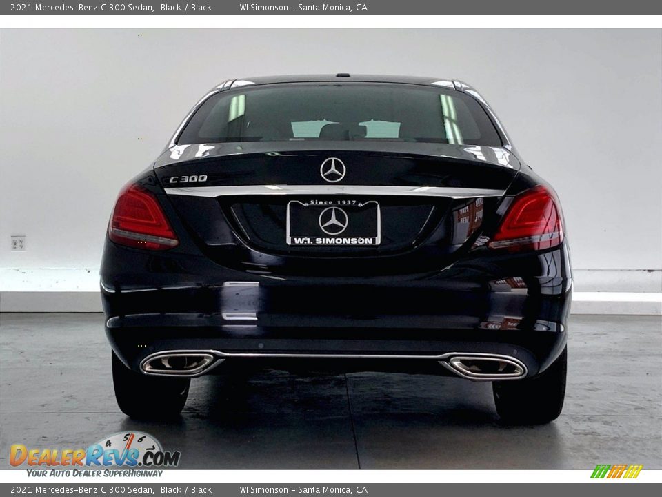 2021 Mercedes-Benz C 300 Sedan Black / Black Photo #3