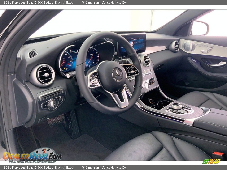 2021 Mercedes-Benz C 300 Sedan Black / Black Photo #4
