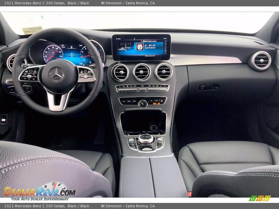 2021 Mercedes-Benz C 300 Sedan Black / Black Photo #6