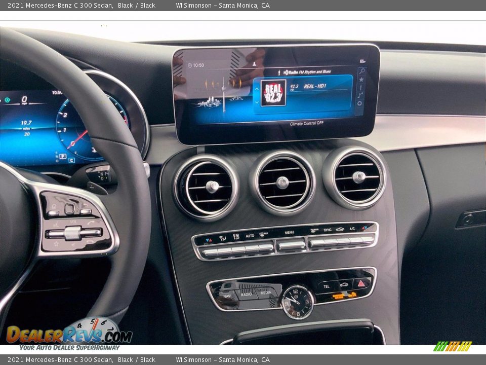 2021 Mercedes-Benz C 300 Sedan Black / Black Photo #7