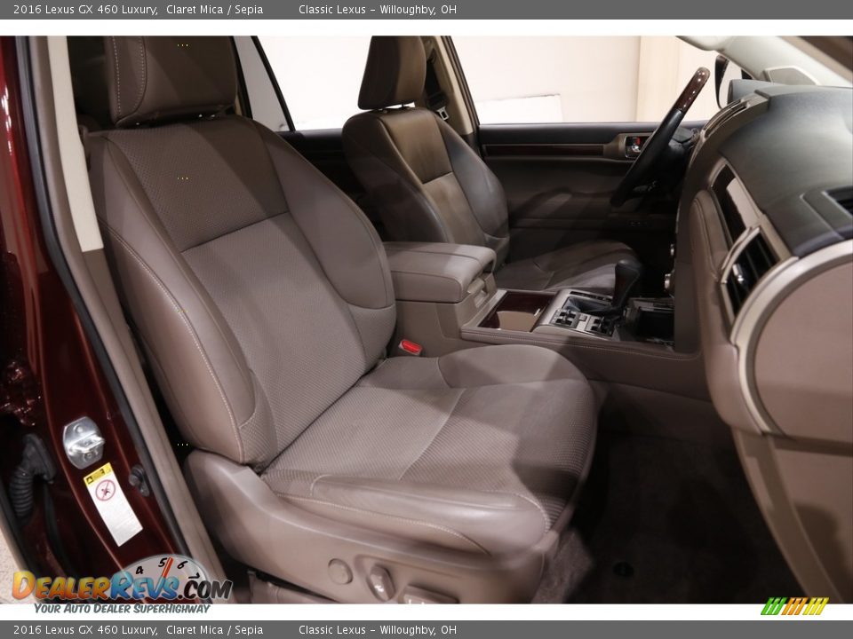 Front Seat of 2016 Lexus GX 460 Luxury Photo #19