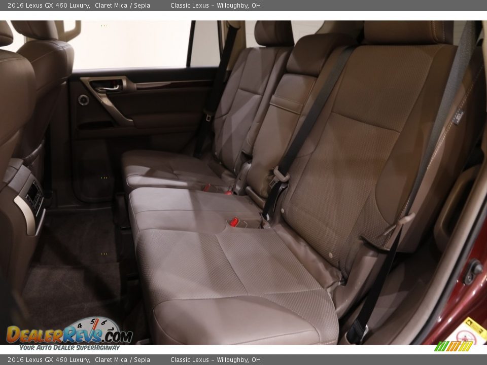 Rear Seat of 2016 Lexus GX 460 Luxury Photo #21