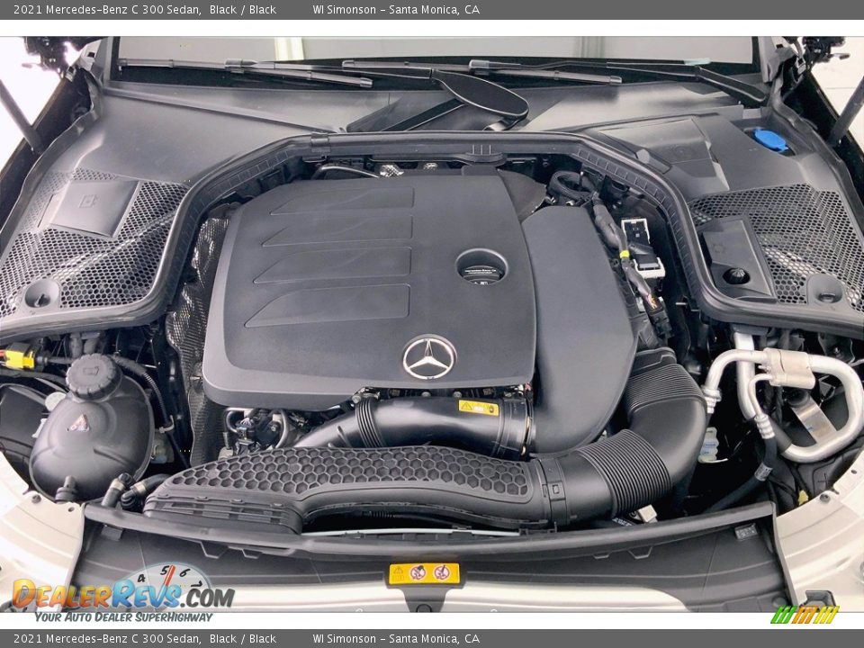 2021 Mercedes-Benz C 300 Sedan Black / Black Photo #9