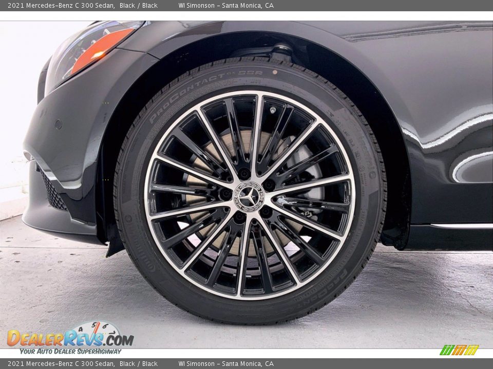 2021 Mercedes-Benz C 300 Sedan Black / Black Photo #10