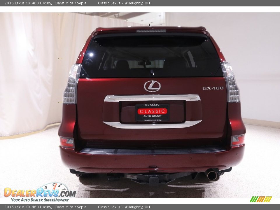 2016 Lexus GX 460 Luxury Claret Mica / Sepia Photo #24