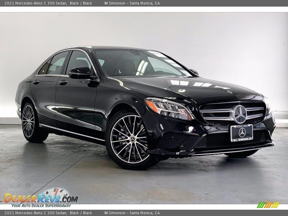 2021 Mercedes-Benz C 300 Sedan Black / Black Photo #12