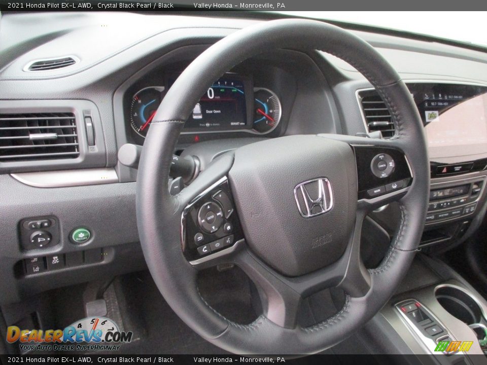 2021 Honda Pilot EX-L AWD Steering Wheel Photo #15
