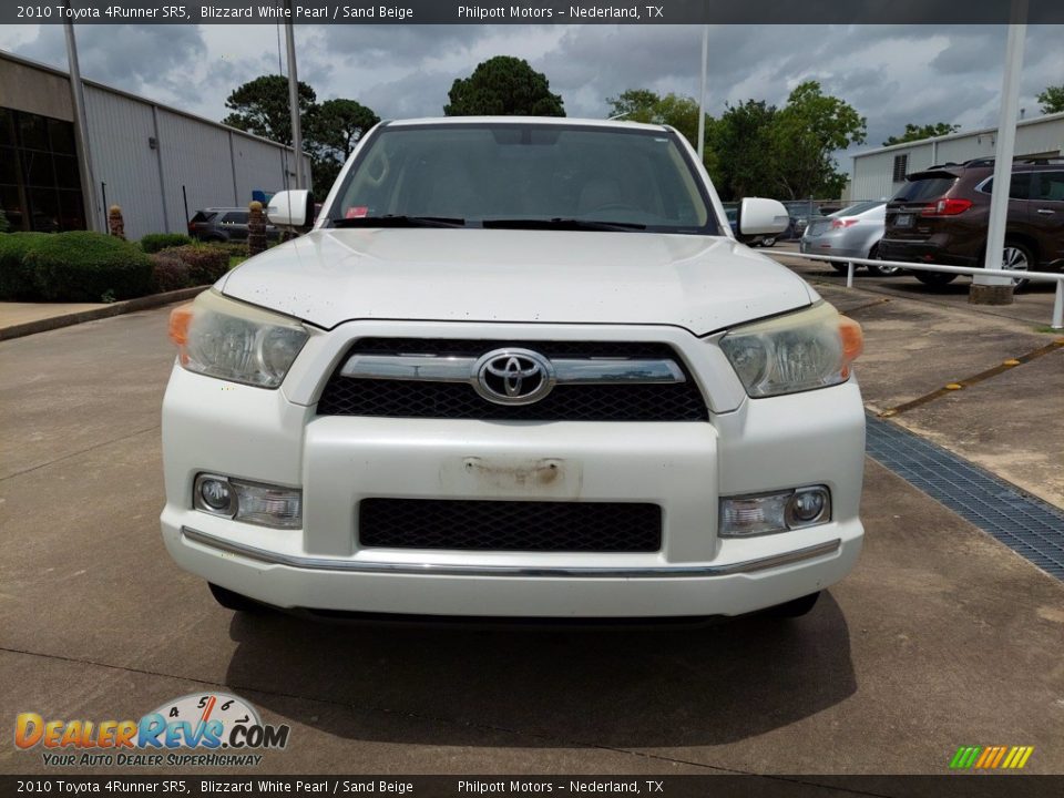 2010 Toyota 4Runner SR5 Blizzard White Pearl / Sand Beige Photo #2