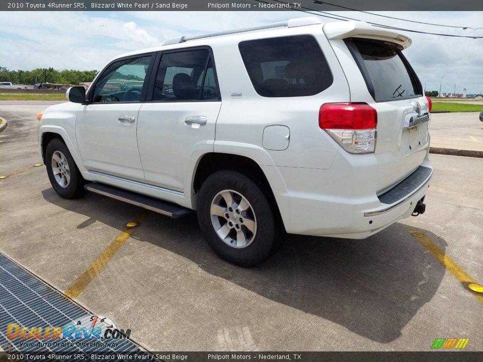 2010 Toyota 4Runner SR5 Blizzard White Pearl / Sand Beige Photo #5