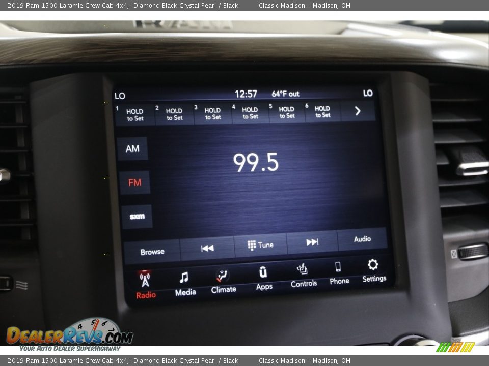 Audio System of 2019 Ram 1500 Laramie Crew Cab 4x4 Photo #10