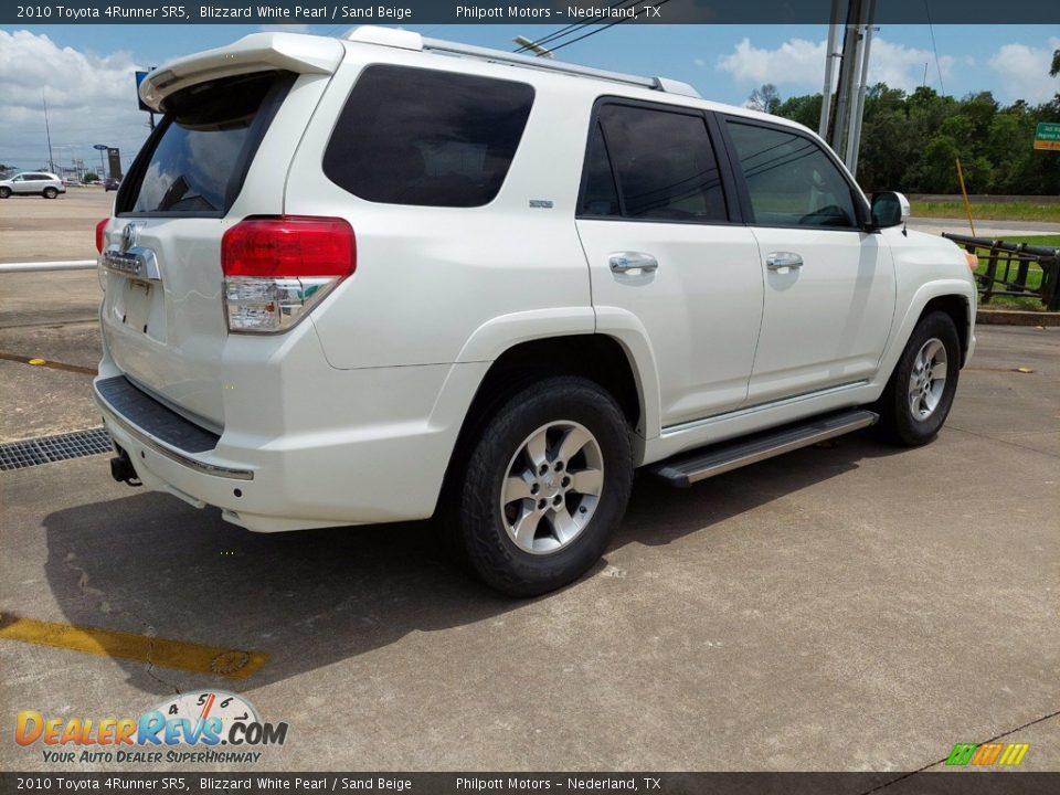 2010 Toyota 4Runner SR5 Blizzard White Pearl / Sand Beige Photo #7