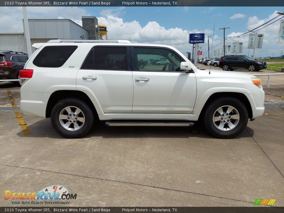 2010 Toyota 4Runner SR5 Blizzard White Pearl / Sand Beige Photo #8