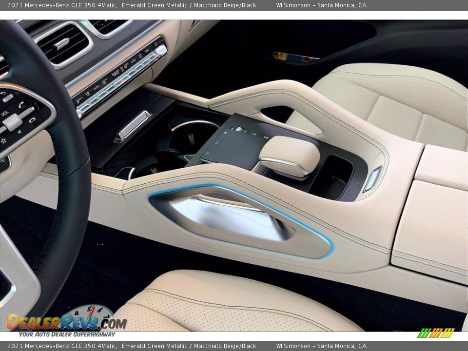 2021 Mercedes-Benz GLE 350 4Matic Emerald Green Metallic / Macchiato Beige/Black Photo #8