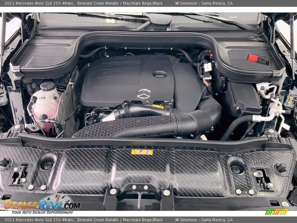 2021 Mercedes-Benz GLE 350 4Matic Emerald Green Metallic / Macchiato Beige/Black Photo #9