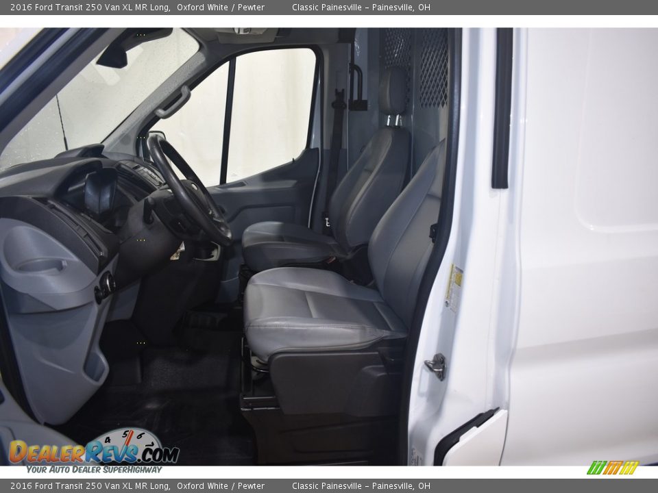 2016 Ford Transit 250 Van XL MR Long Oxford White / Pewter Photo #6