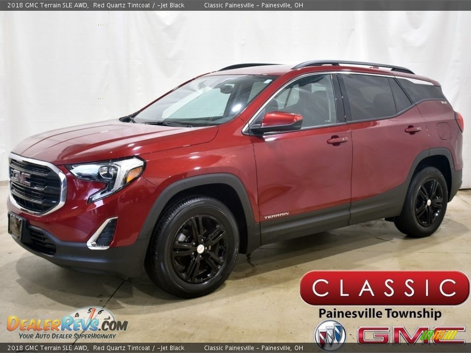 2018 GMC Terrain SLE AWD Red Quartz Tintcoat / ­Jet Black Photo #1