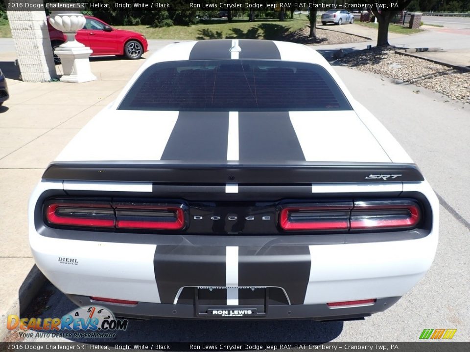 2016 Dodge Challenger SRT Hellcat Bright White / Black Photo #3