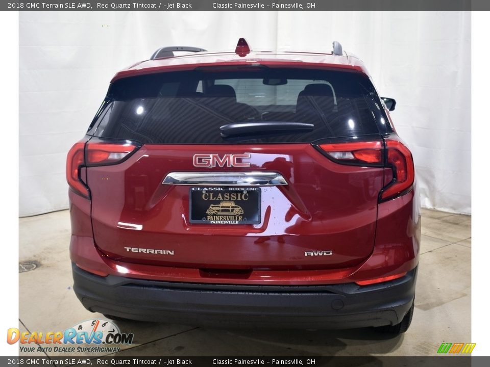 2018 GMC Terrain SLE AWD Red Quartz Tintcoat / ­Jet Black Photo #3