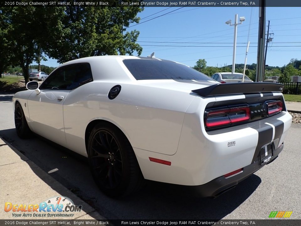 2016 Dodge Challenger SRT Hellcat Bright White / Black Photo #4