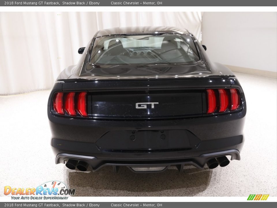 2018 Ford Mustang GT Fastback Shadow Black / Ebony Photo #18