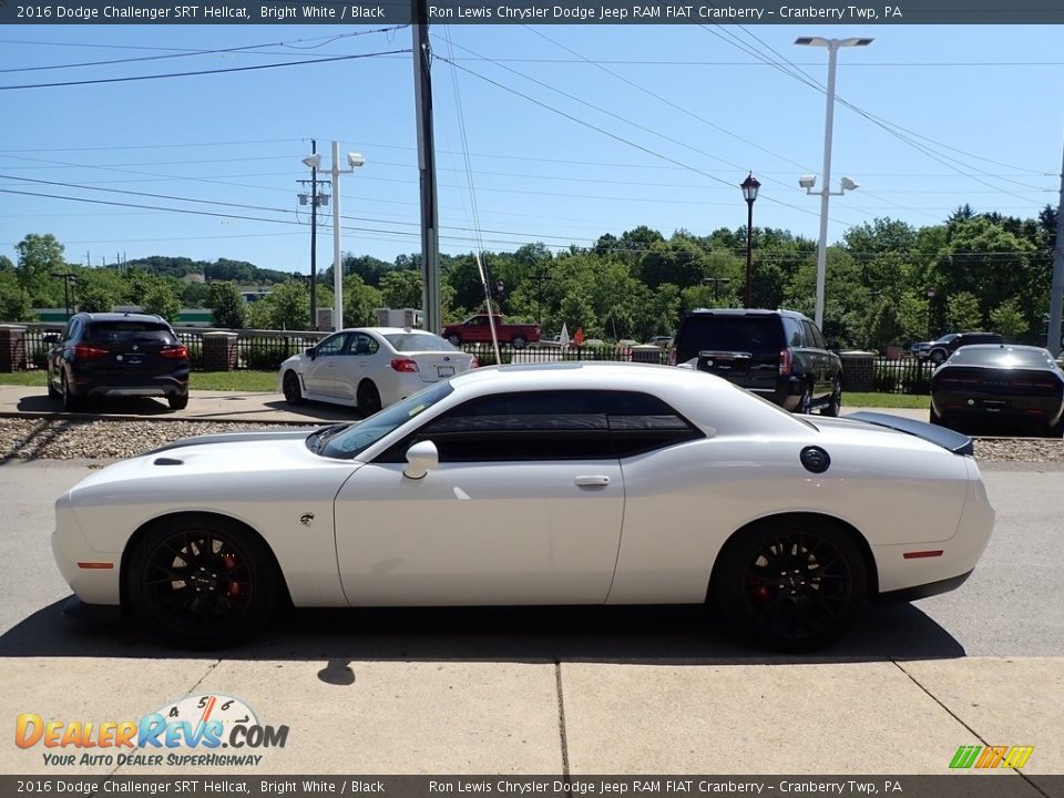 2016 Dodge Challenger SRT Hellcat Bright White / Black Photo #5