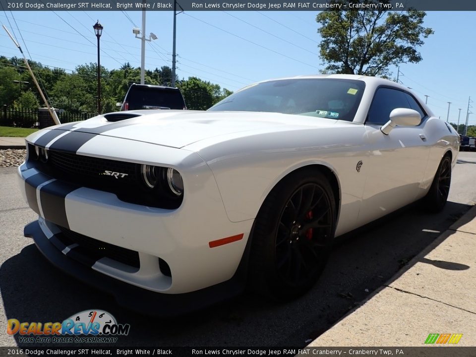 2016 Dodge Challenger SRT Hellcat Bright White / Black Photo #6