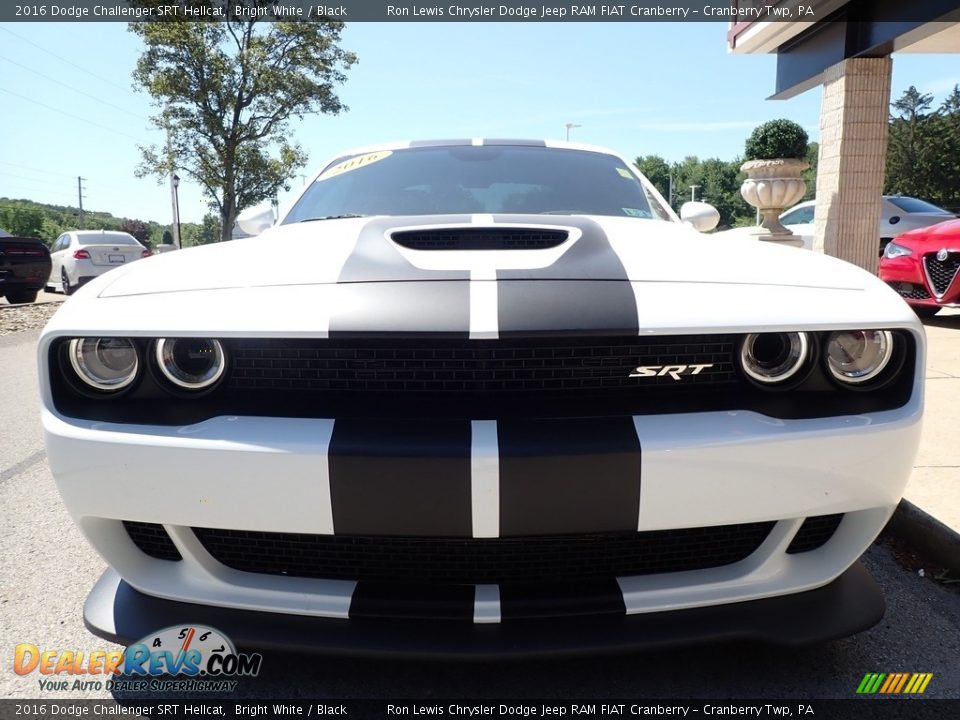 2016 Dodge Challenger SRT Hellcat Bright White / Black Photo #7