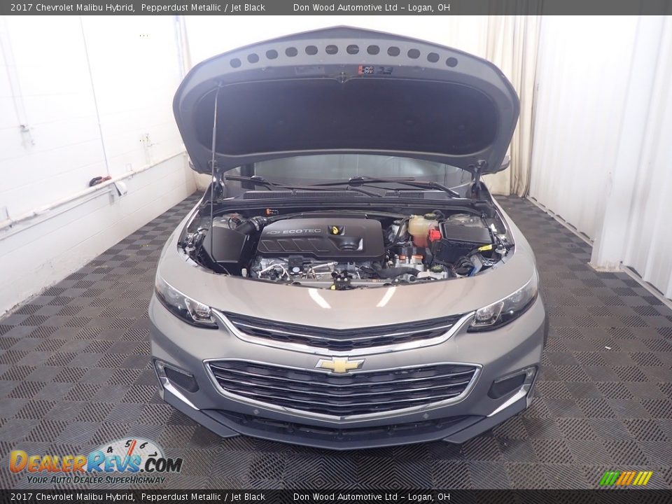 2017 Chevrolet Malibu Hybrid Pepperdust Metallic / Jet Black Photo #5