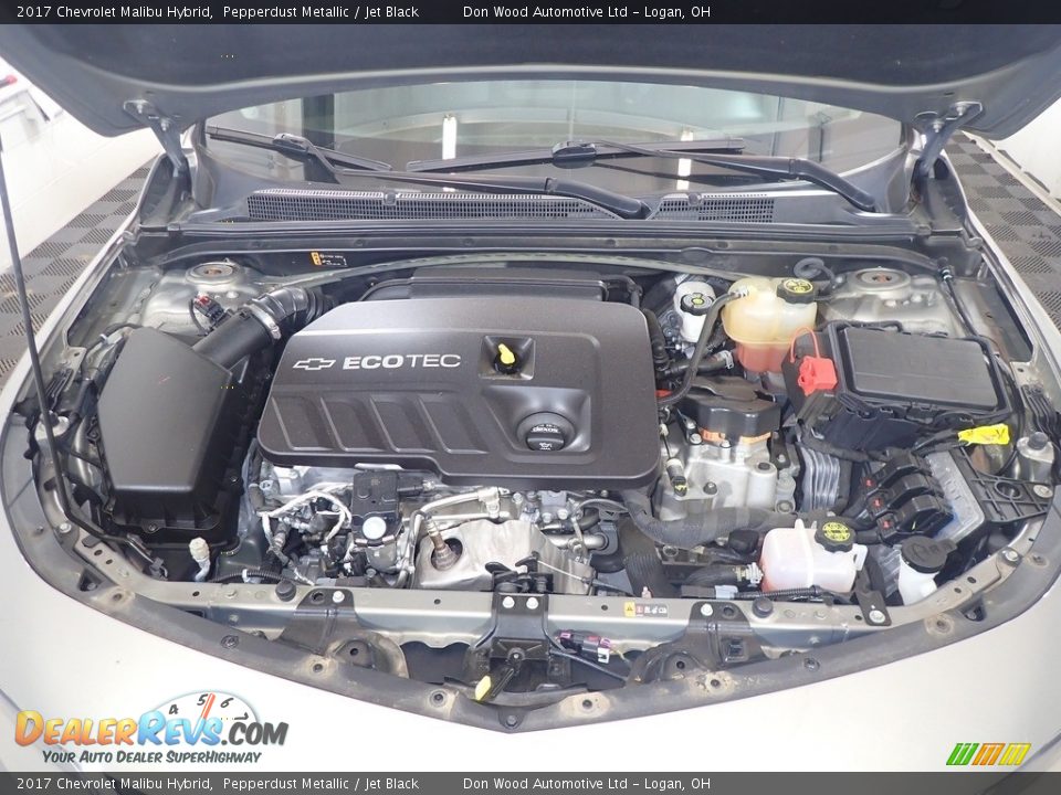 2017 Chevrolet Malibu Hybrid Pepperdust Metallic / Jet Black Photo #6