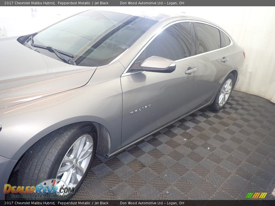 2017 Chevrolet Malibu Hybrid Pepperdust Metallic / Jet Black Photo #8