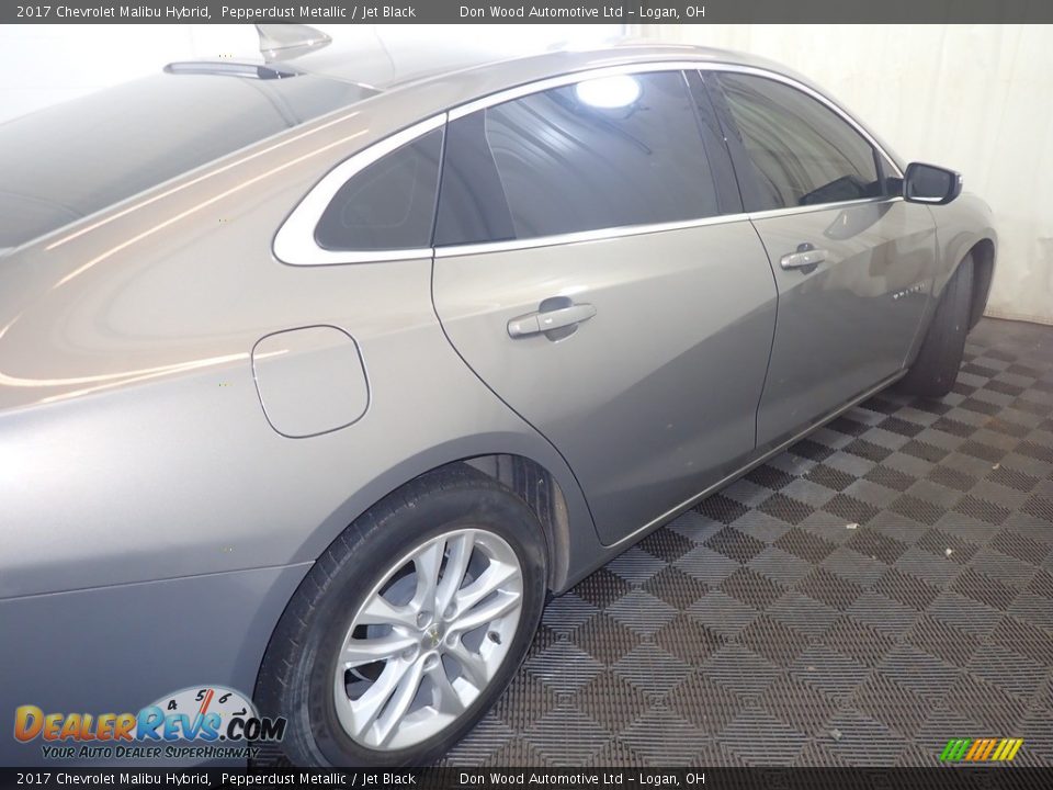2017 Chevrolet Malibu Hybrid Pepperdust Metallic / Jet Black Photo #14
