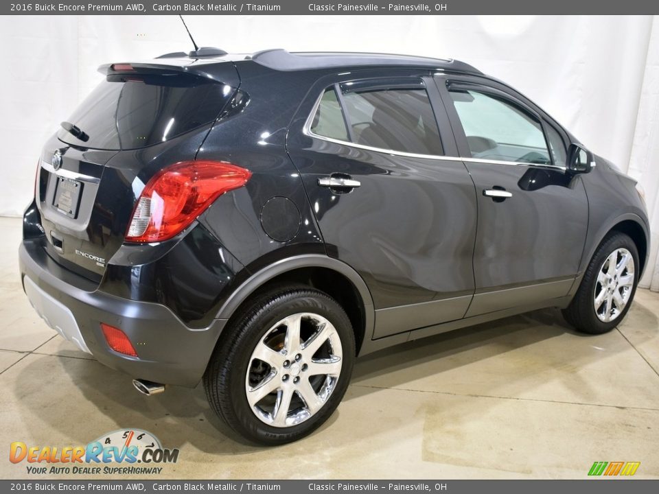 2016 Buick Encore Premium AWD Carbon Black Metallic / Titanium Photo #2